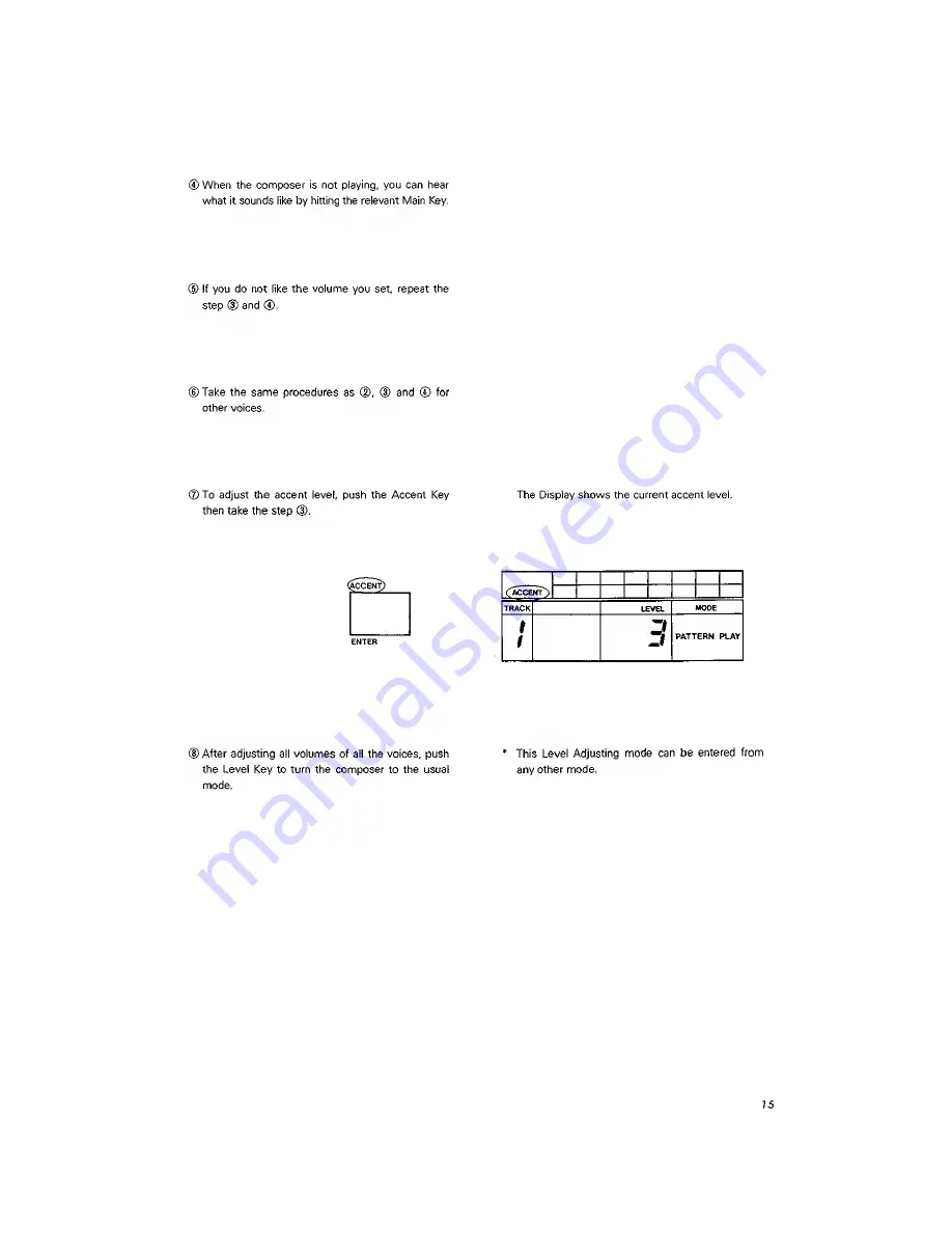 Roland Rhythm Composer TR-505 Owner'S Manual Download Page 15