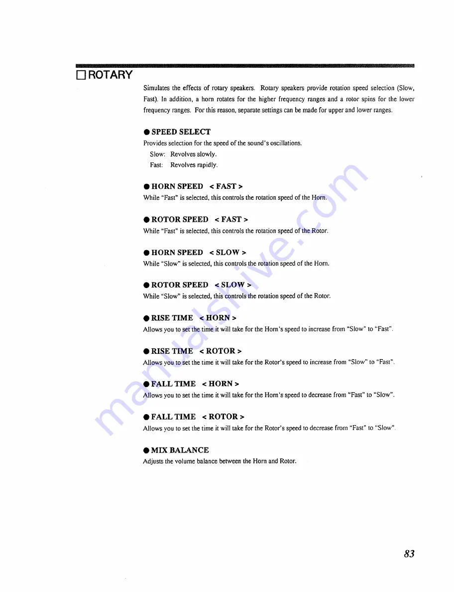 Roland RSP-550 Algorithm Manual Download Page 83