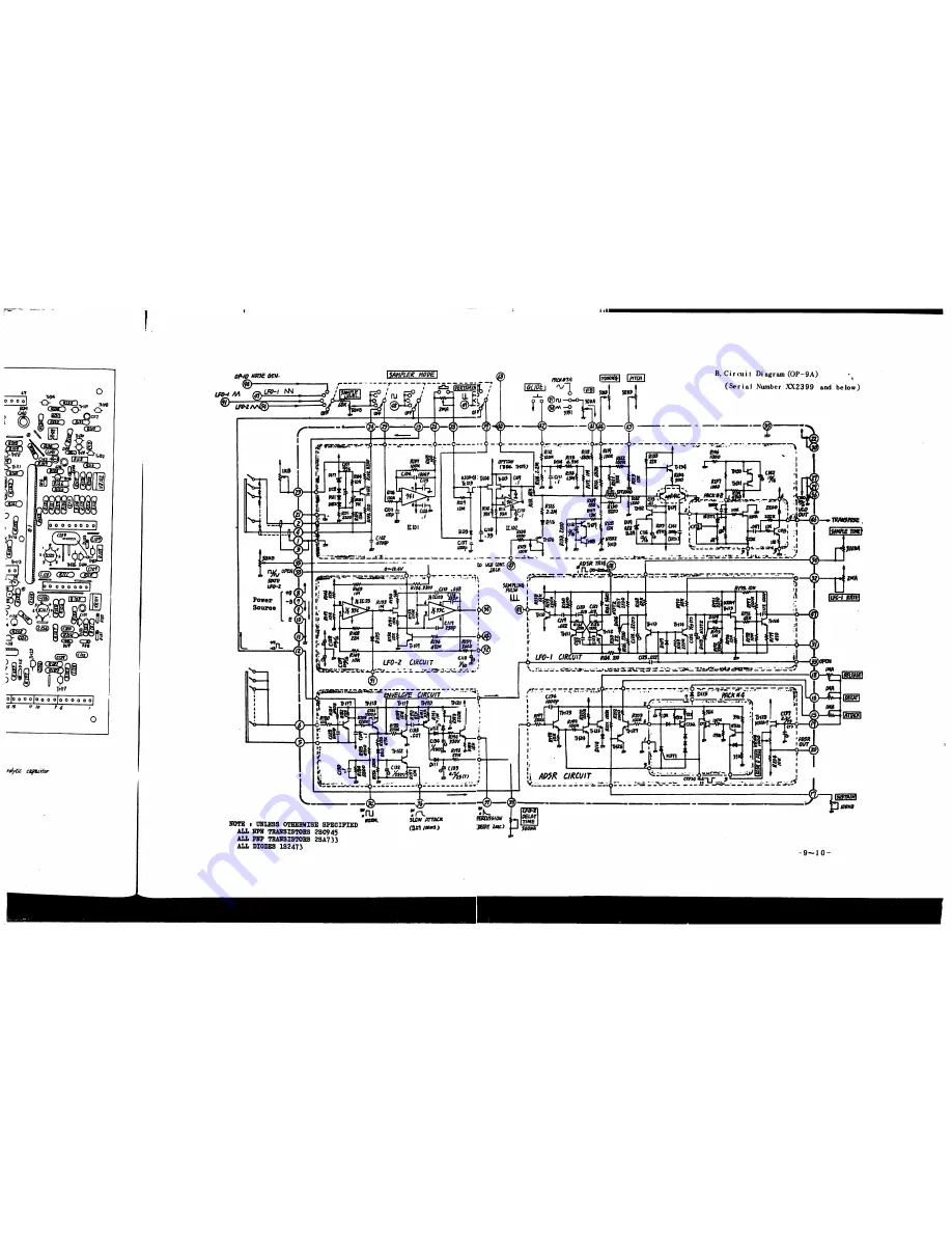 Roland SH-3A Service Notes Download Page 14