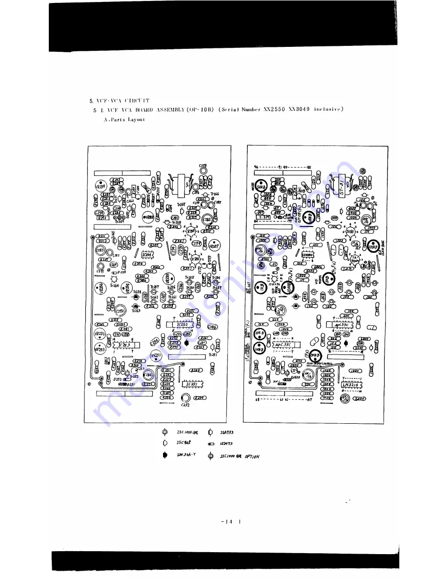 Roland SH-3A Service Notes Download Page 20