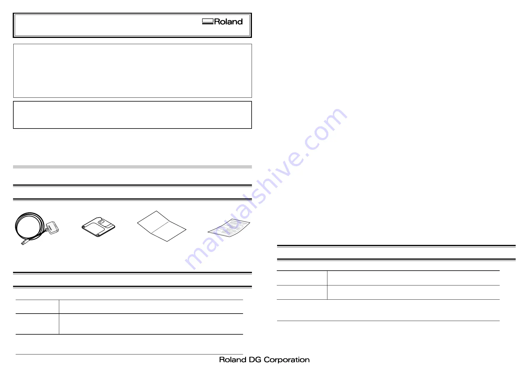 Roland SX-UP2 Installation Manual Download Page 2