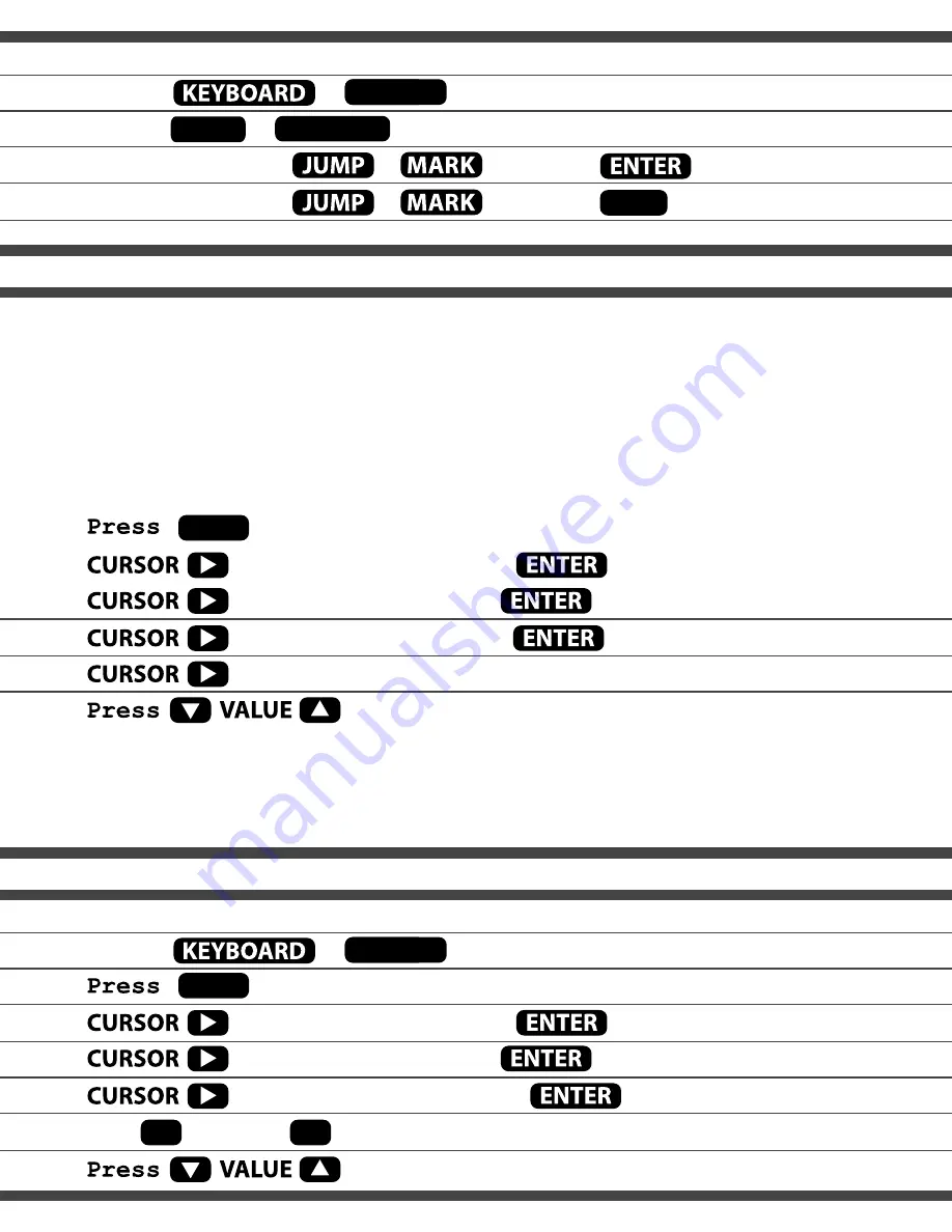 Roland U-20 Reference Card Download Page 10