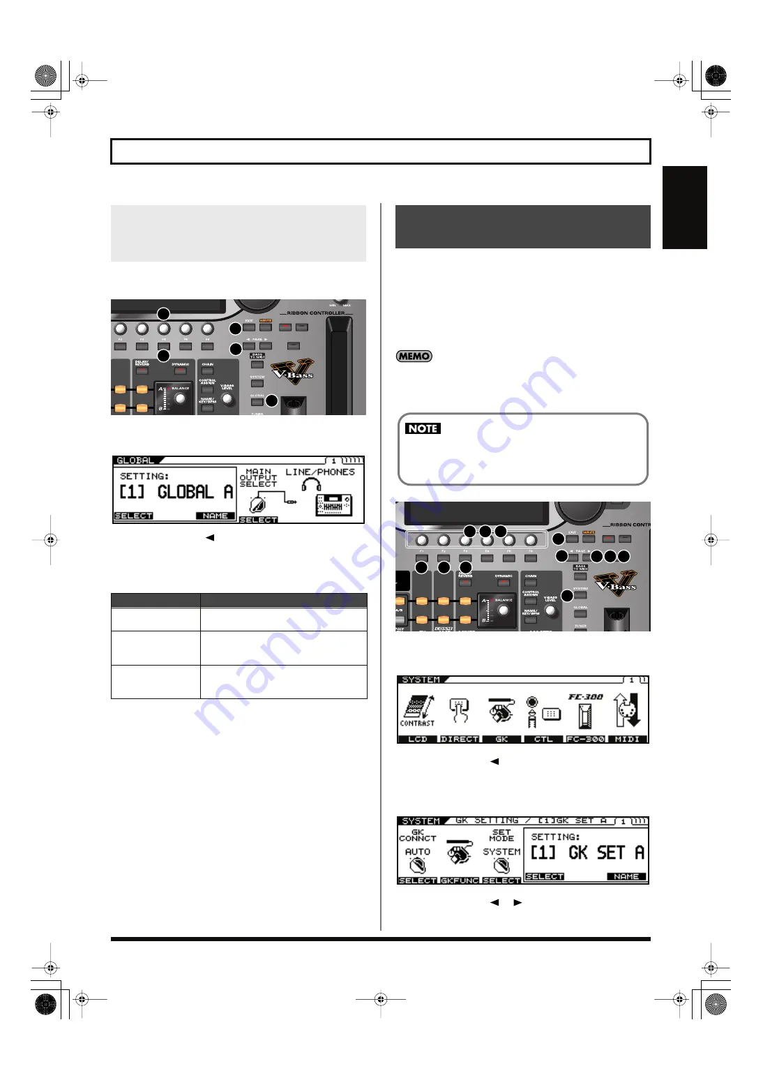 Roland V-Bass 04672434 Owner'S Manual Download Page 21