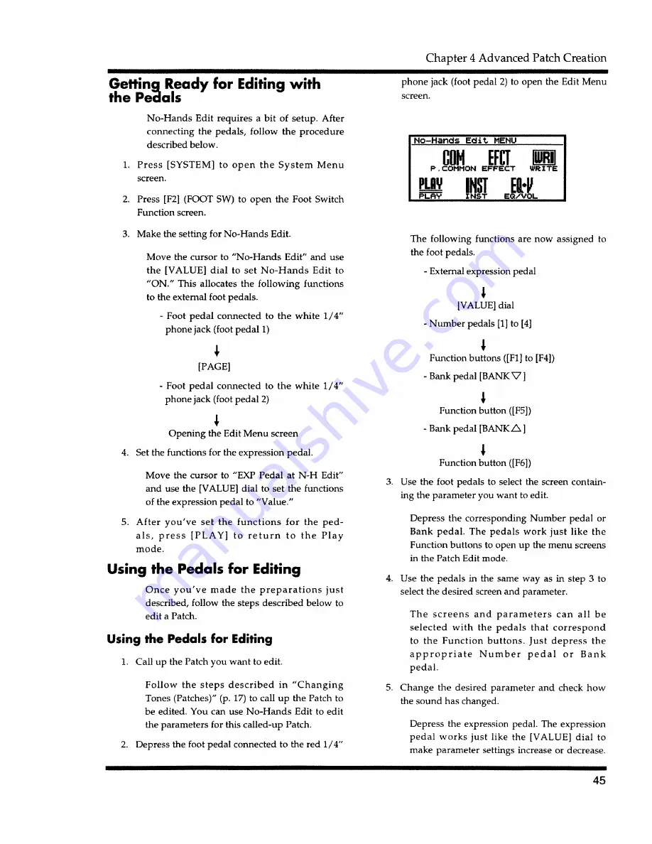 Roland V-Guitar System VG-8 Owner'S Manual Download Page 47