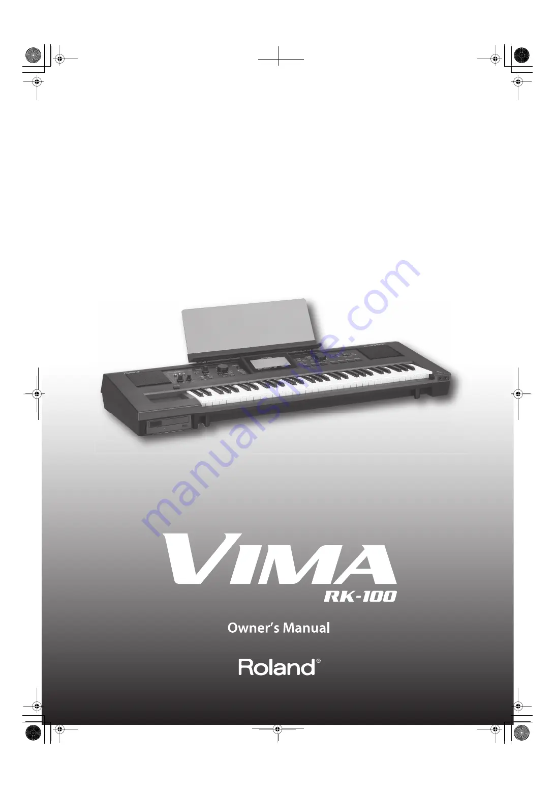 Roland VIMA RK-100 Скачать руководство пользователя страница 1