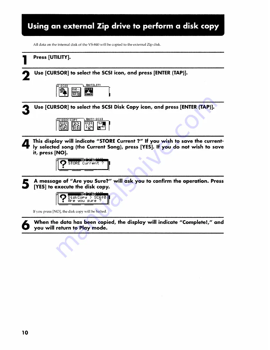 Roland VS4S-1 Owner'S Manual Download Page 10