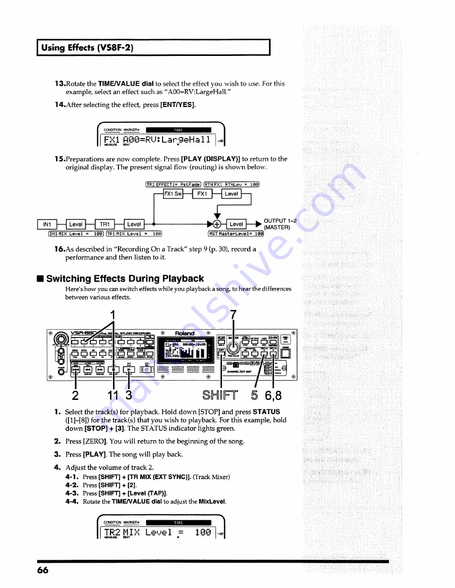 Roland VSR-880 User Manual Download Page 66