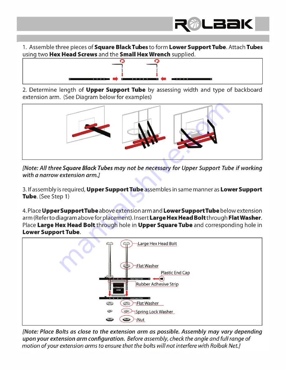 Rolbak Gold EDITION Assembly Instructions Manual Download Page 7