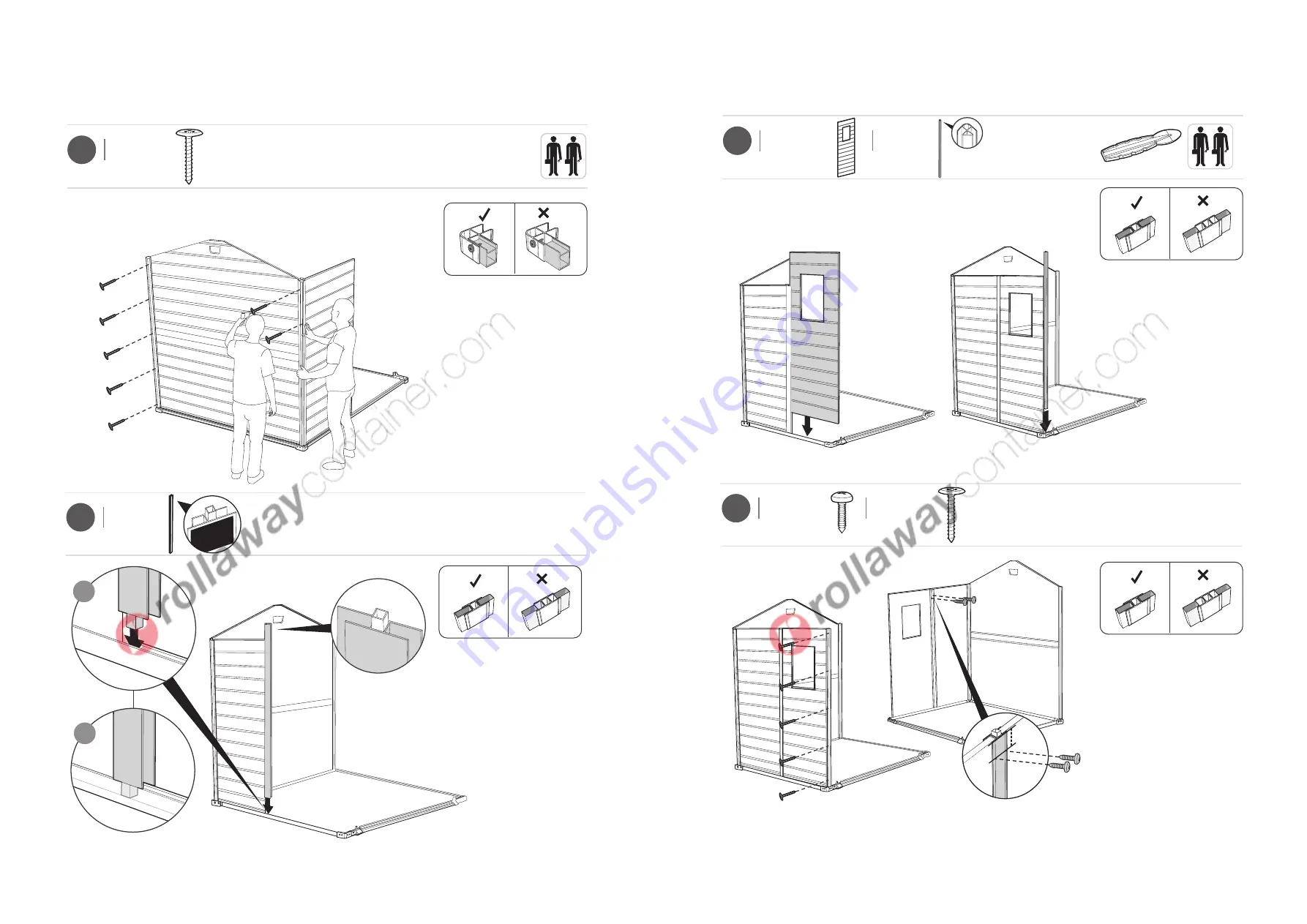 rollaway container ARPCA22 Manual Download Page 8