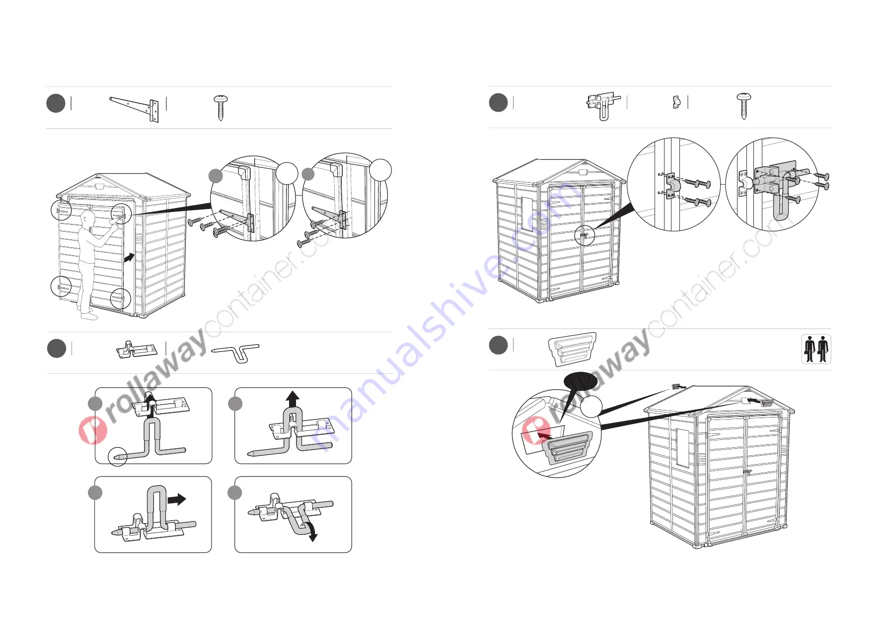 rollaway container ARPCA22 Manual Download Page 17