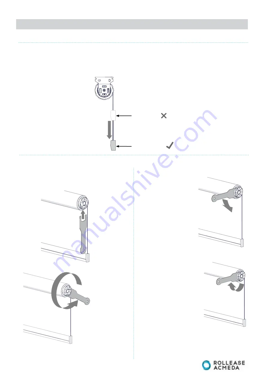 rollease acmeda Easy Spring Ultra Skyline Installation Manual Download Page 8