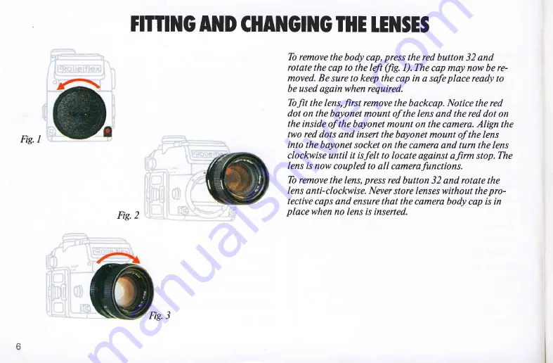 ROLLEIFLEX SL 2000F Handbook Download Page 11