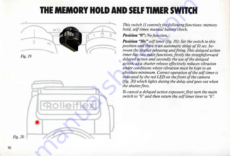 ROLLEIFLEX SL 2000F Handbook Download Page 21