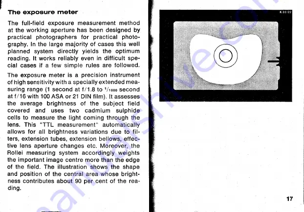 ROLLEIFLEX SL35 Manual Download Page 19