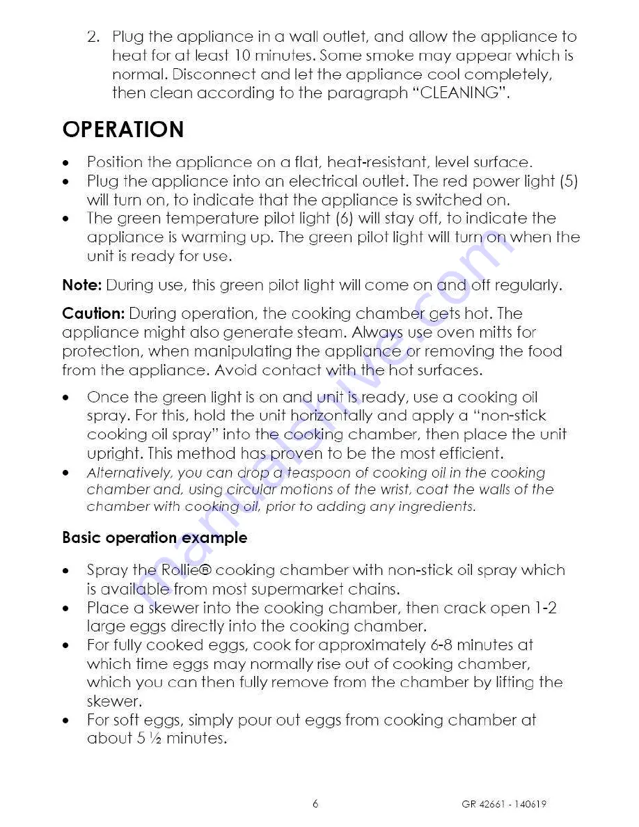 rollie GR 42661 Скачать руководство пользователя страница 6