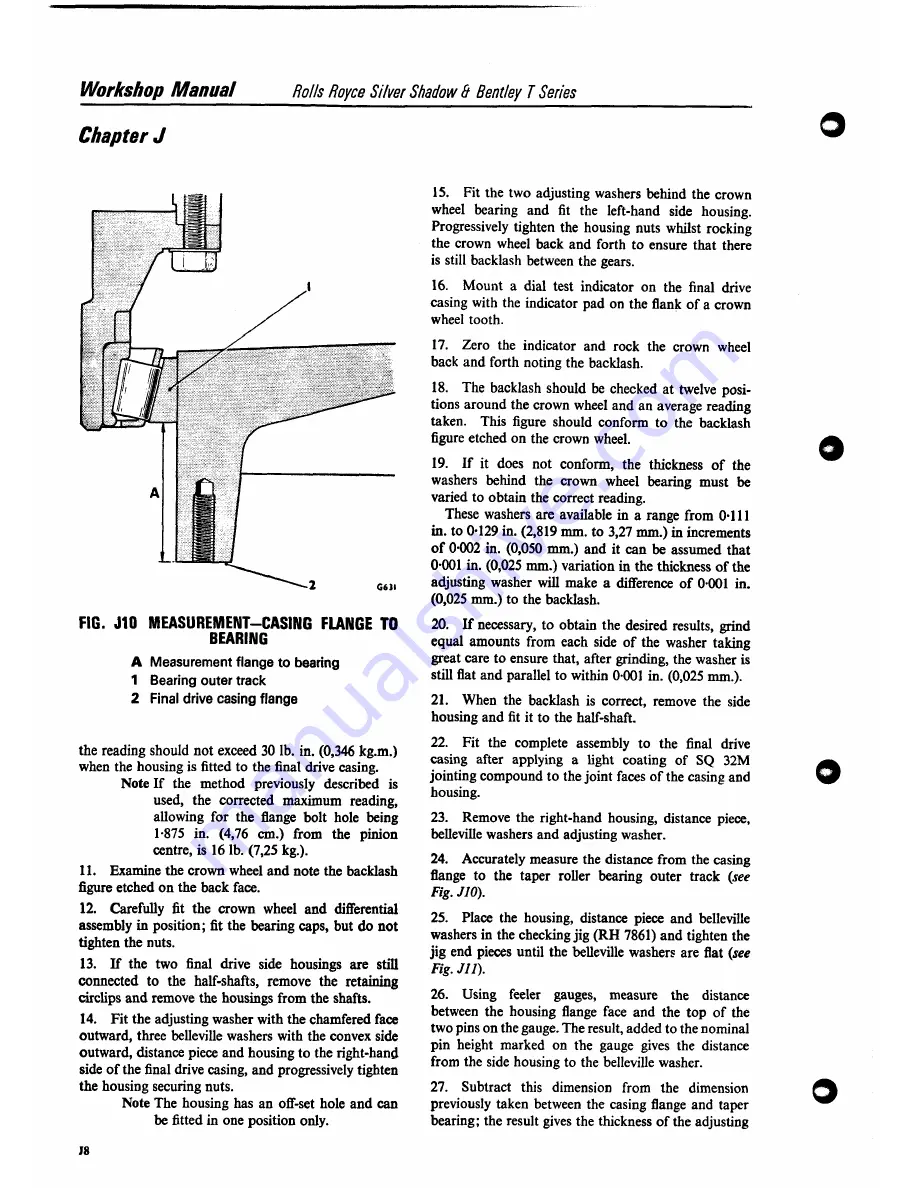 Rolls-Royce Bentley Corniche Workshop Manual Download Page 12