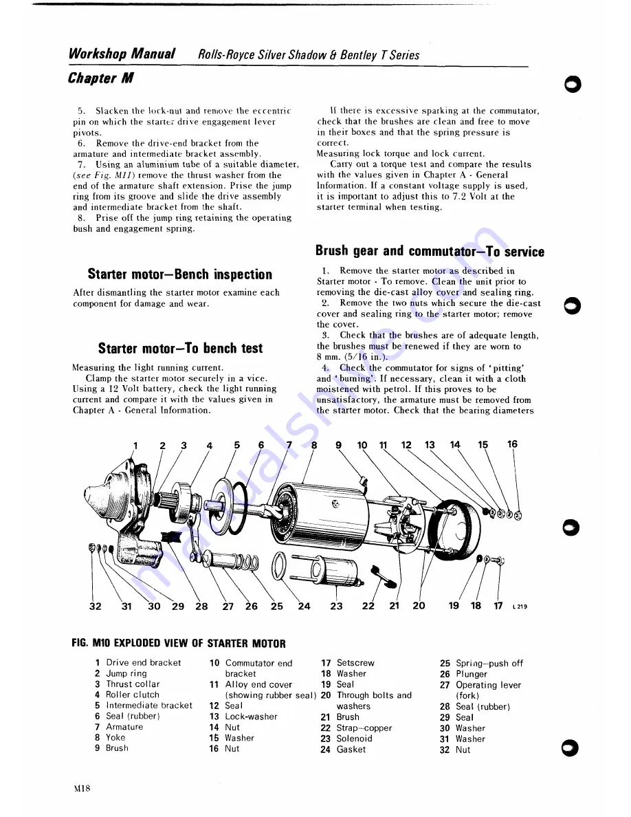 Rolls-Royce Bentley Corniche Workshop Manual Download Page 132