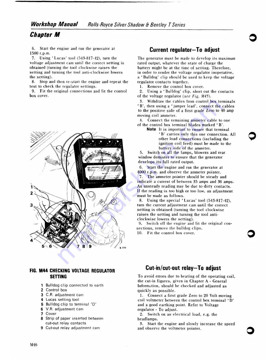 Rolls-Royce Bentley Corniche Workshop Manual Download Page 160