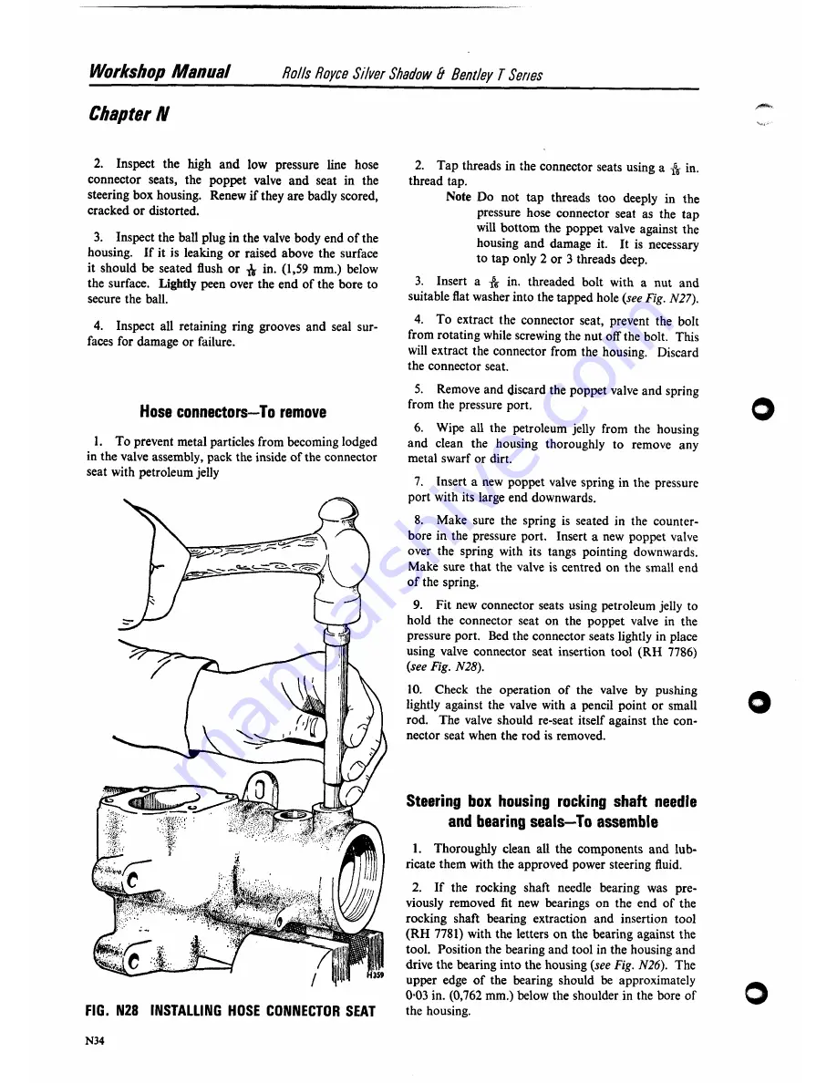 Rolls-Royce Bentley Corniche Workshop Manual Download Page 264