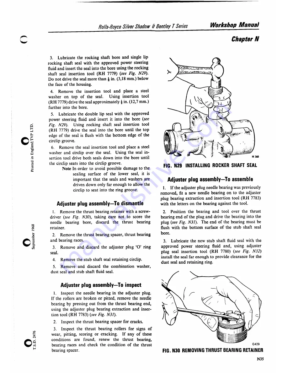 Rolls-Royce Bentley Corniche Workshop Manual Download Page 265