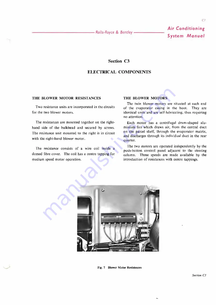 Rolls-Royce Bentley S2 Manual Download Page 49