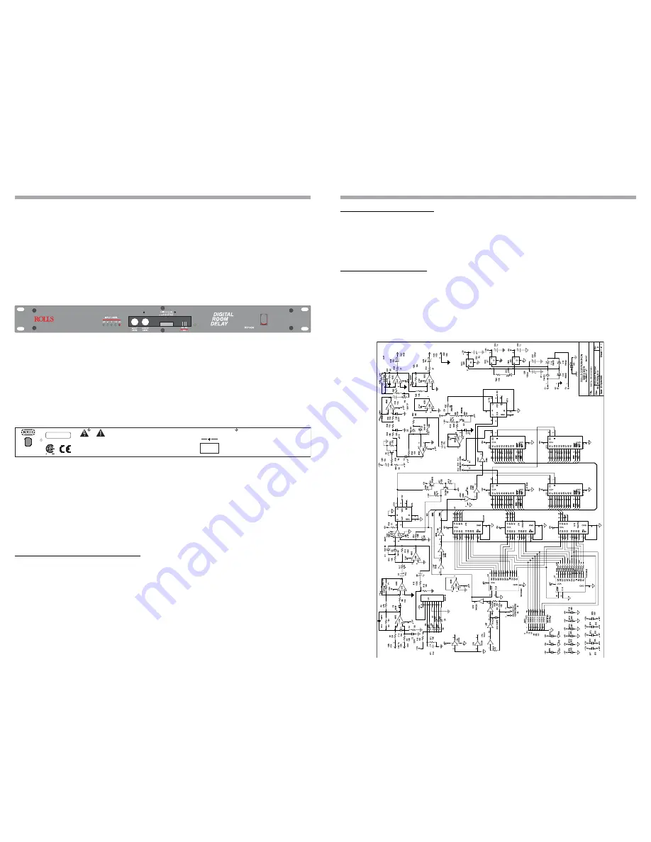 Rolls RD1024 Owner'S Manual Download Page 2