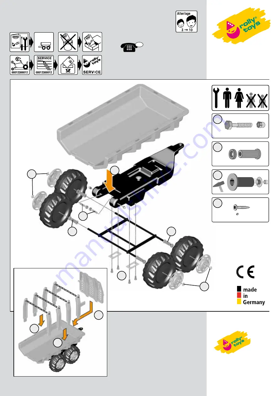 Rolly Toys 215.000.800.00 Скачать руководство пользователя страница 1