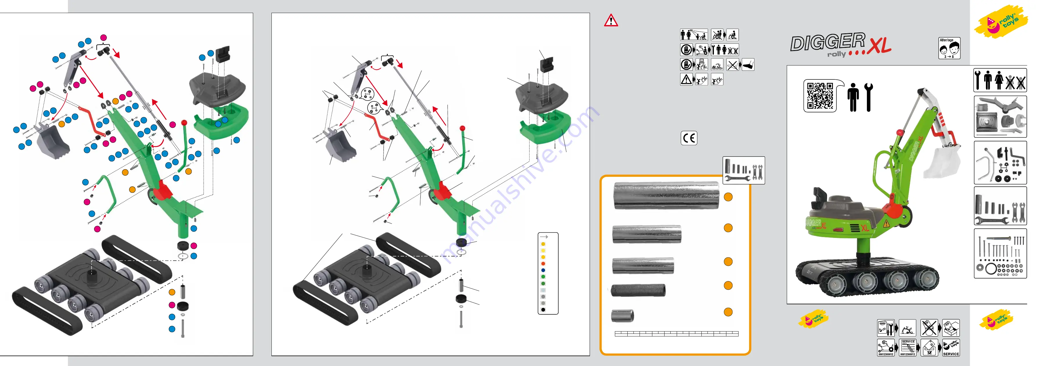 Rolly Toys rolly DIGGER XL 320.000.799.00 Manual Download Page 1