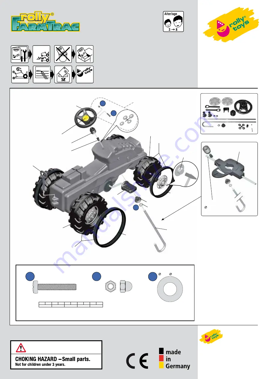 Rolly Toys Rolly Trac Lader Manual Download Page 3