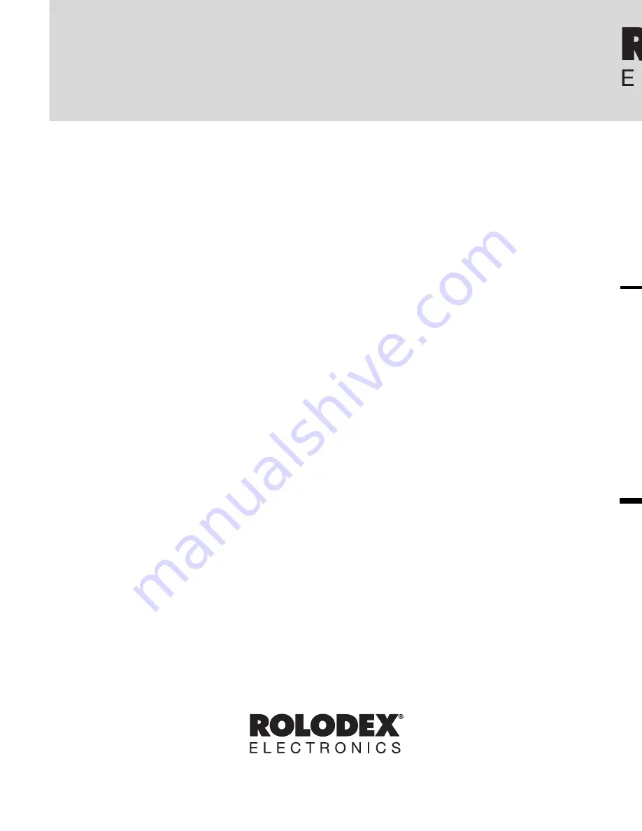 Rolodex RF-64 User Manual Download Page 36