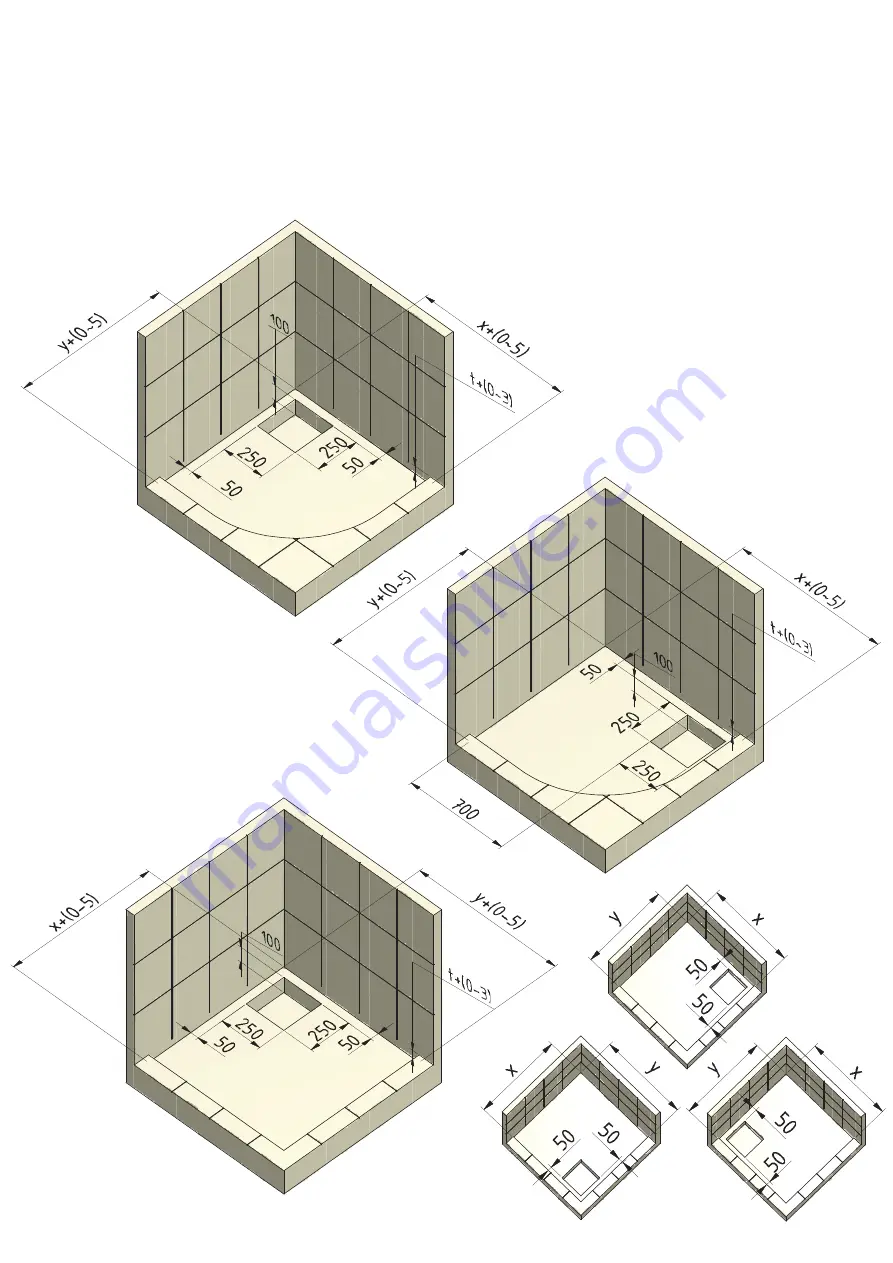 Roltechnik EXCLUSIVE FLAT ASYMMETRIC L Installation Instructions Manual Download Page 4