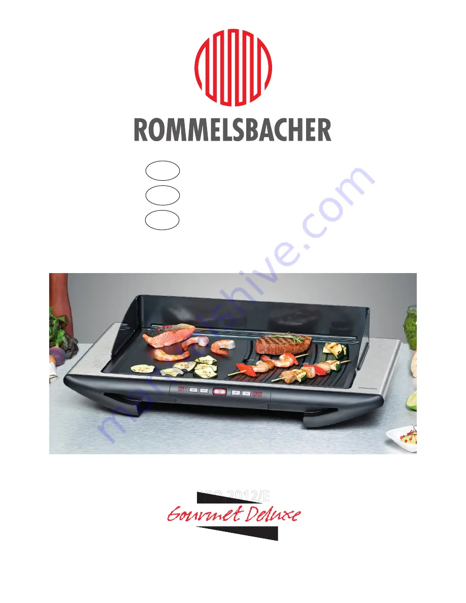 Rommelsbacher BBQ 2012/E Скачать руководство пользователя страница 1