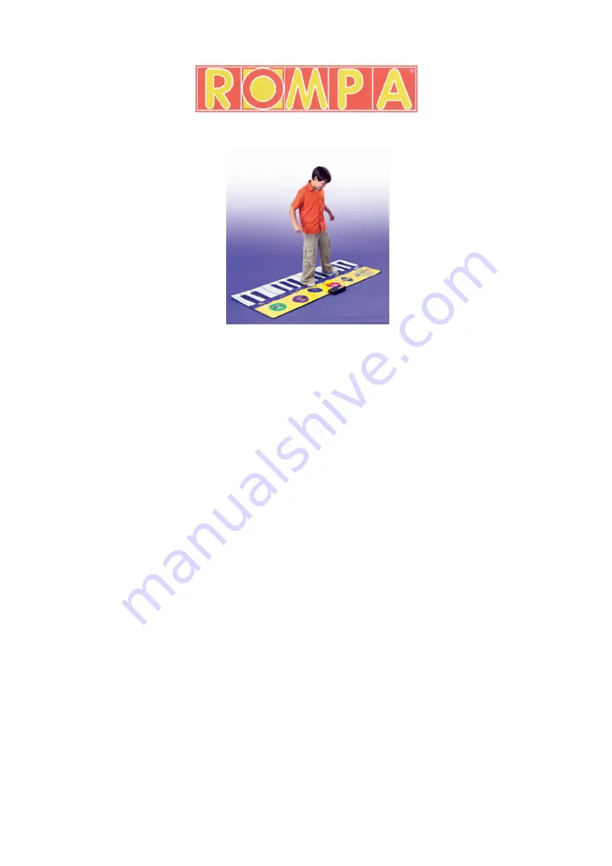 Rompa Musical Mat Manual Download Page 1