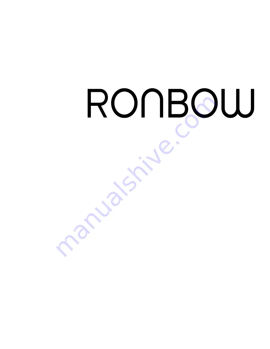 Ronbow 600924 Installation And Care Manual Download Page 1