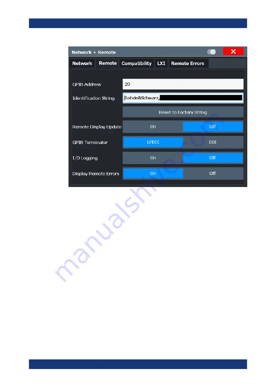 Ronde & Schwarz 1304.0004K03 User Manual Download Page 569