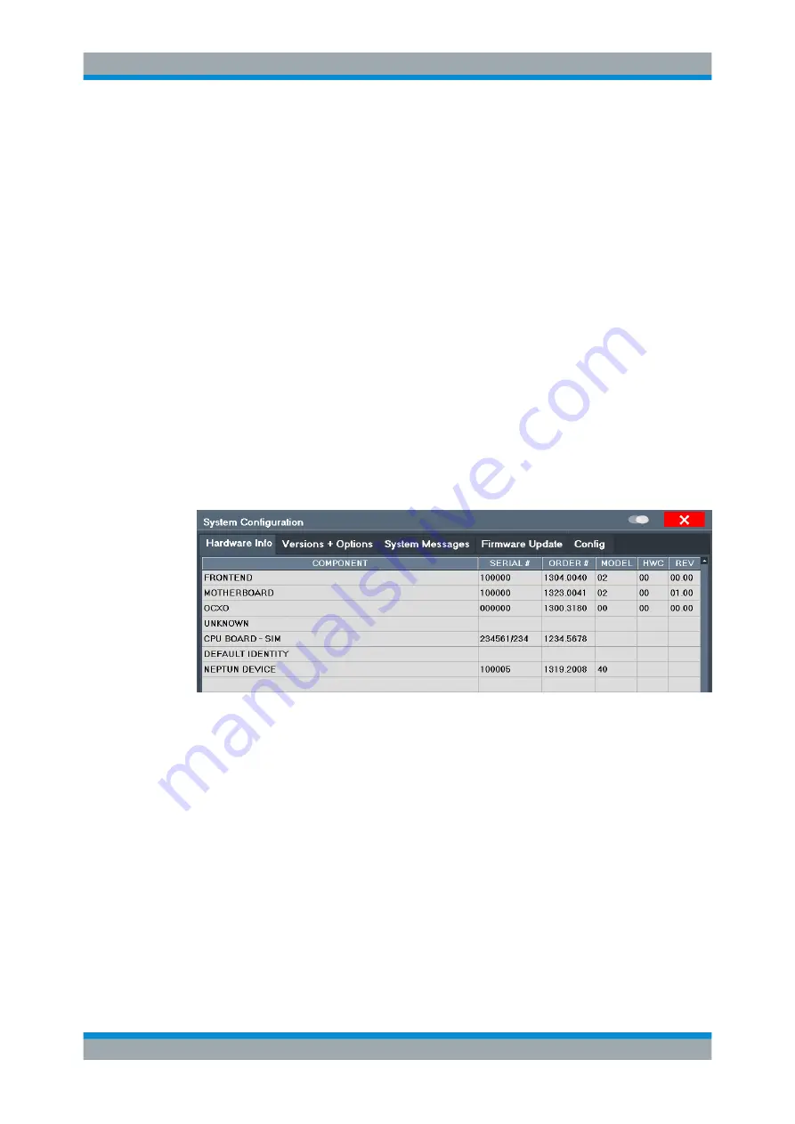 Ronde & Schwarz R&S FPL1000 User Manual Download Page 512