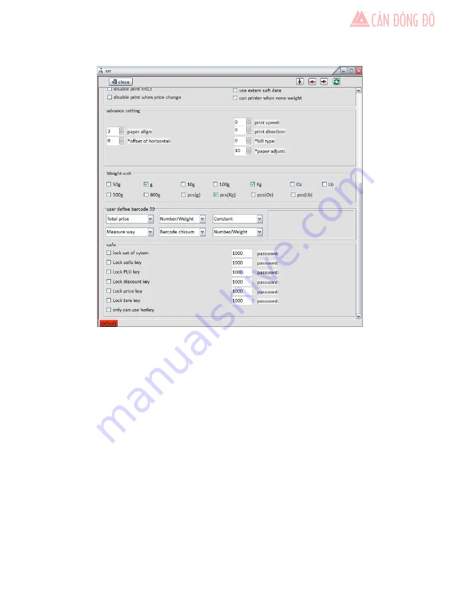 Rongta Technology RLS1000 Software User Manual Download Page 11