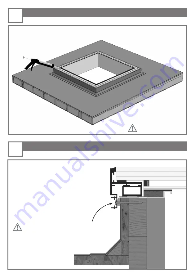 ROOFLIGHT COMPANY neo Advance Skywalk Installation Manual Download Page 8