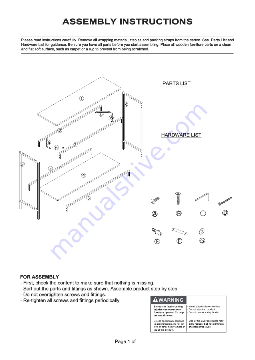 ROOM LIFE ATTICUS Quick Start Manual Download Page 3