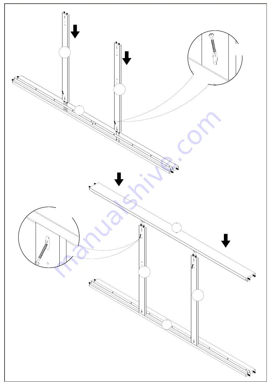 Room to Grow Jubilee Captains Bed Assembly Instructions Manual Download Page 10