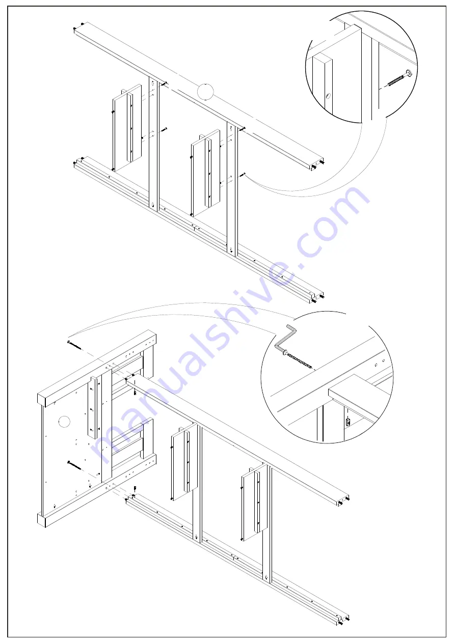 Room to Grow Jubilee Captains Bed Assembly Instructions Manual Download Page 11