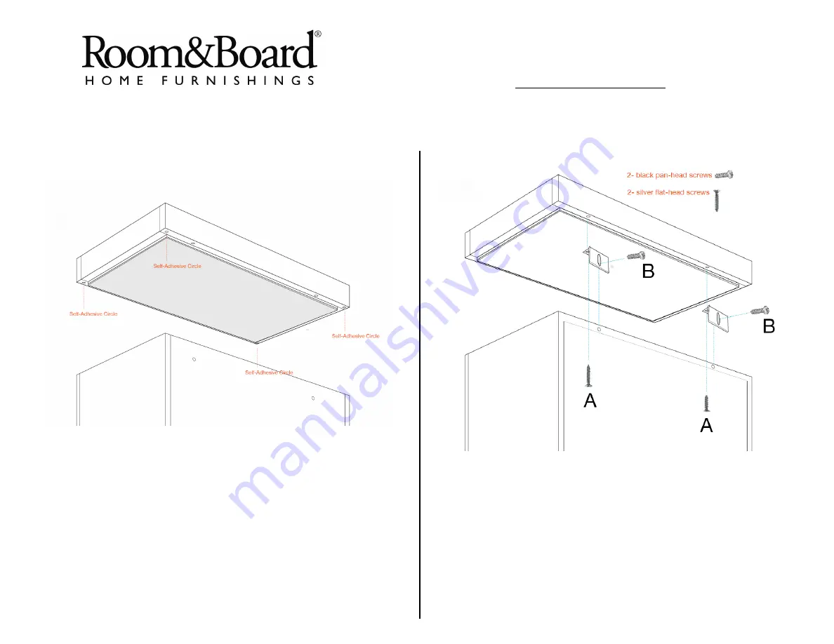 Room&Board FLYNN Installation Instructions Download Page 1