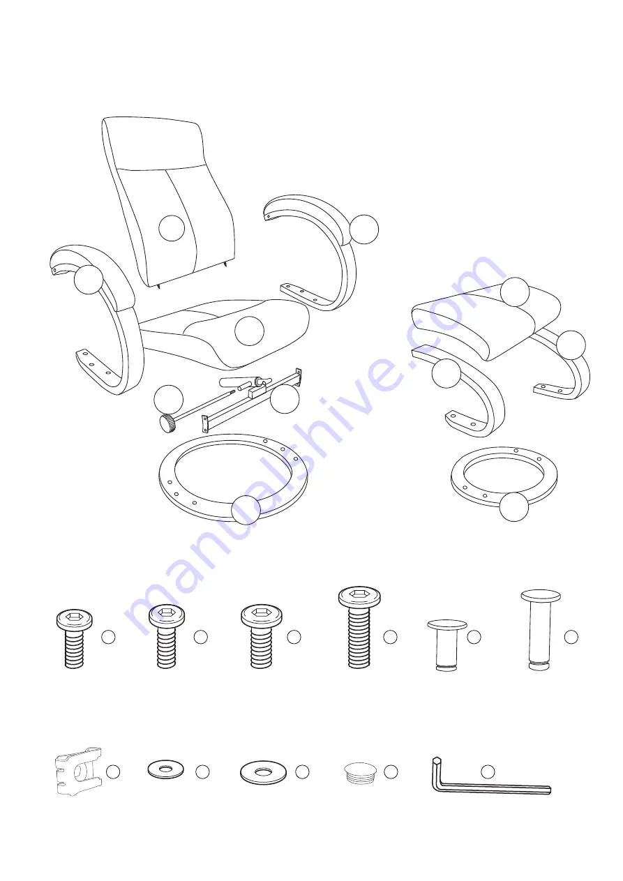 ROOMS TO GO Ovis 60699 Manual Download Page 4