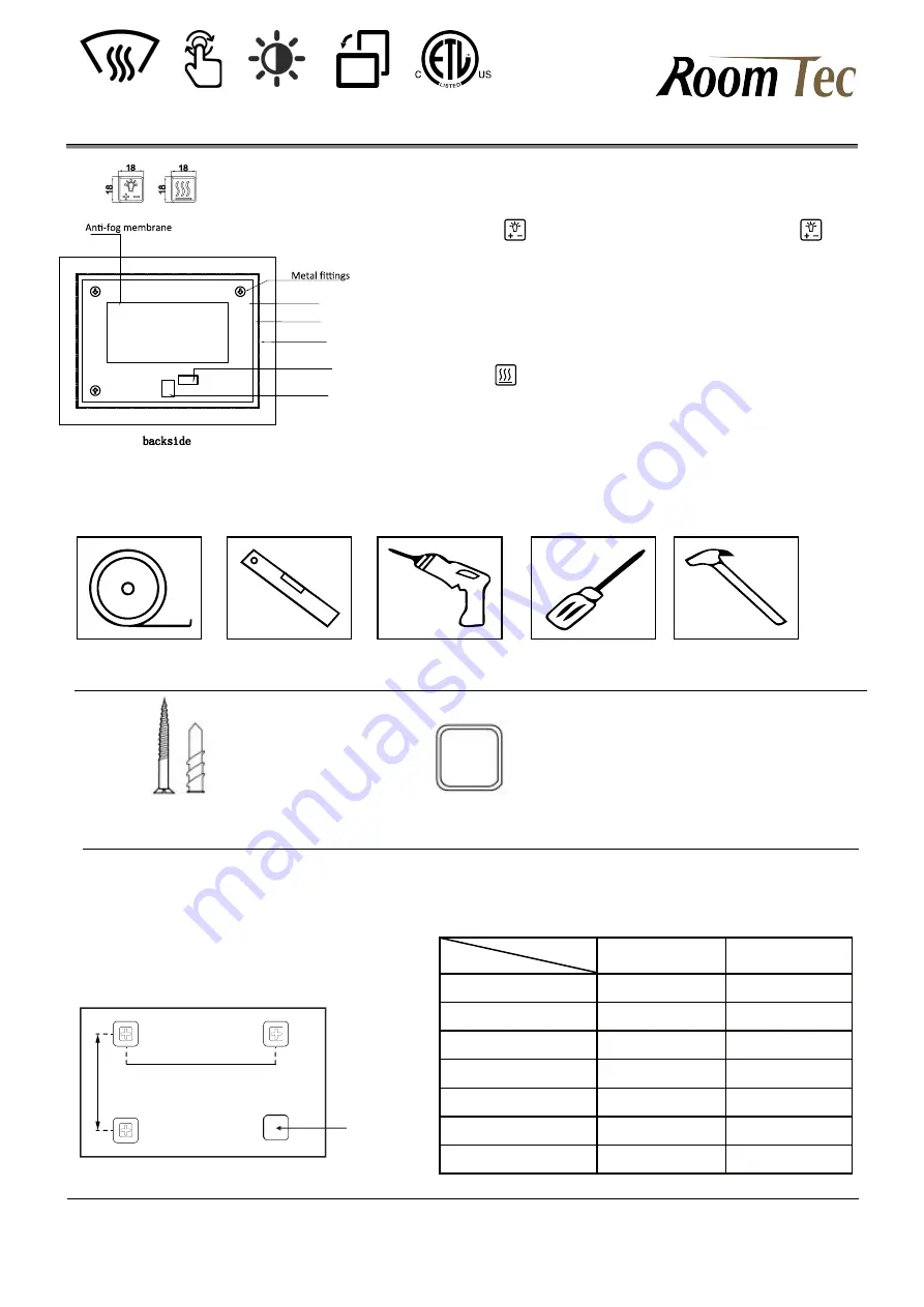 RoomTec X002TZLIND Скачать руководство пользователя страница 4