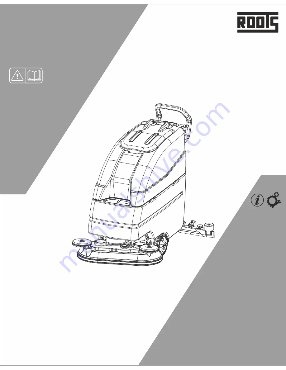 ROOTS RootsScrub B6060 Owner'S Manual Download Page 1