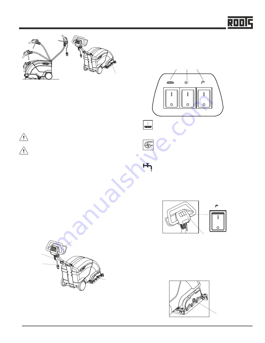 ROOTS RootsScrub E 350 Instruction Manual Download Page 9