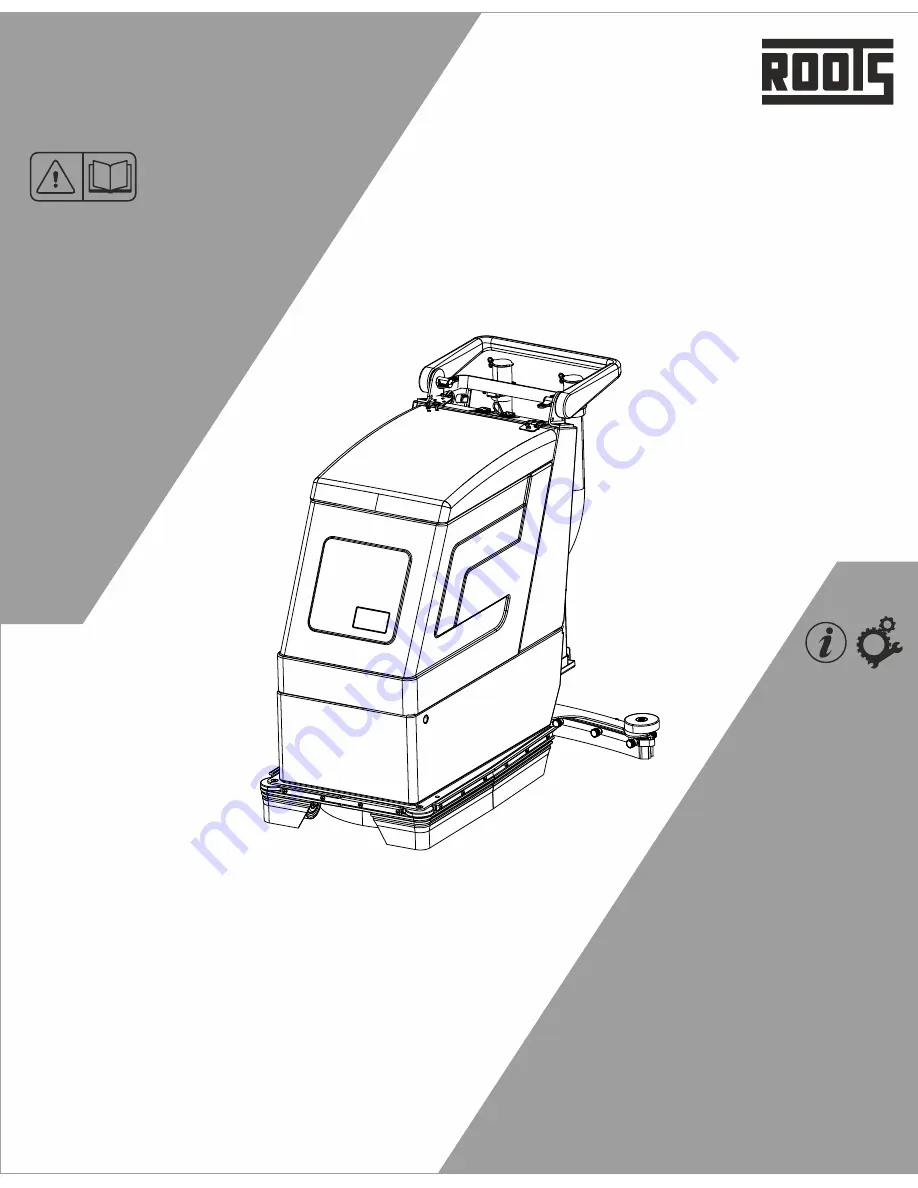 ROOTS RootsScrub E430 Operator'S Manual Download Page 1