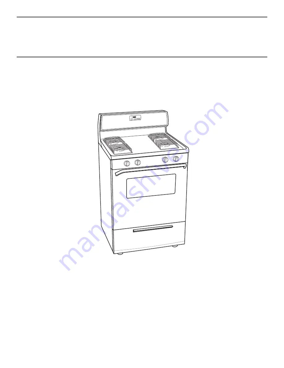 Roper FGP305KW Installation Instructions Manual Download Page 1