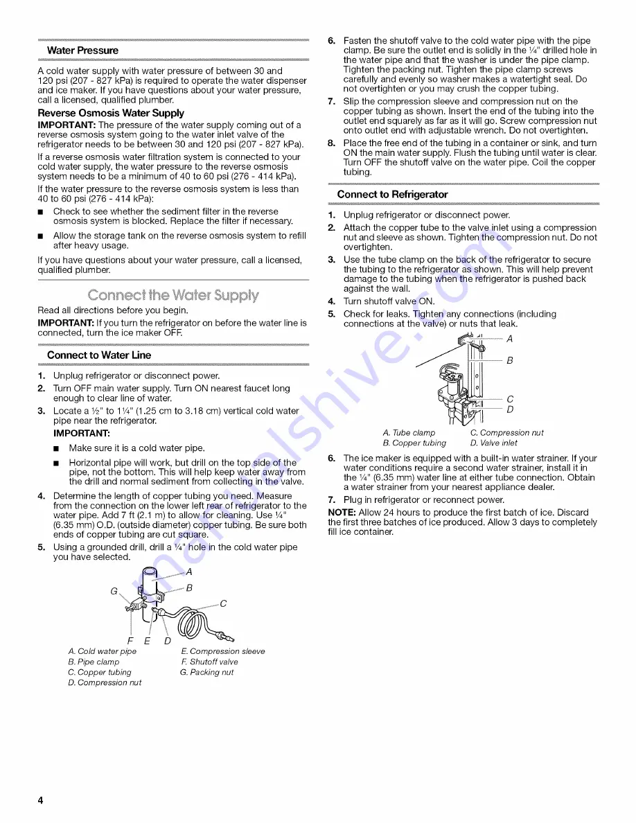 Roper RT18AKXKQ08 Use & Care Manual Download Page 4