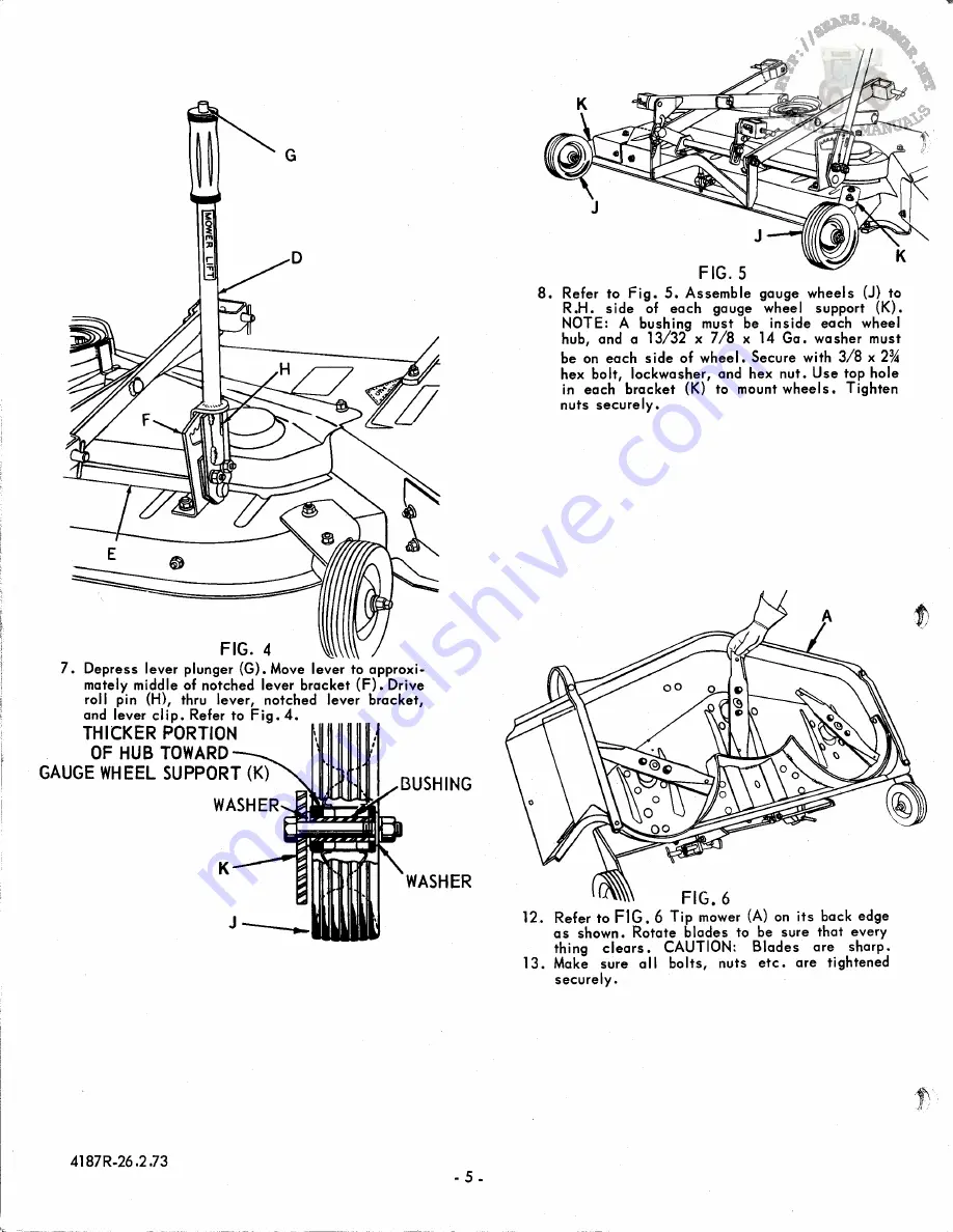 Roper TT2131R Owner'S Manual Download Page 6